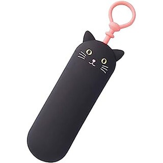 PuniLabo Black Cat Slim Key Case